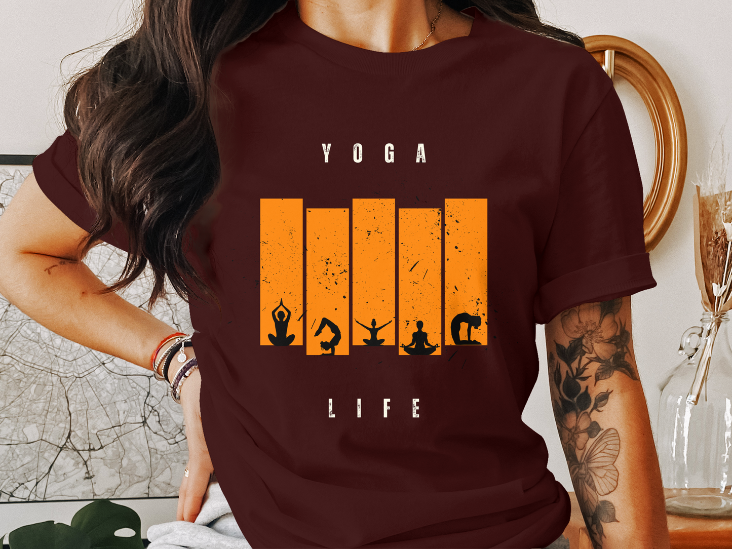 Yoga Life - Unisex Round Neck HS Classic